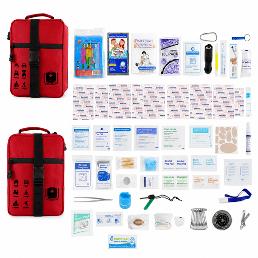 Portable First Aid Bag with 400-Piece Kit