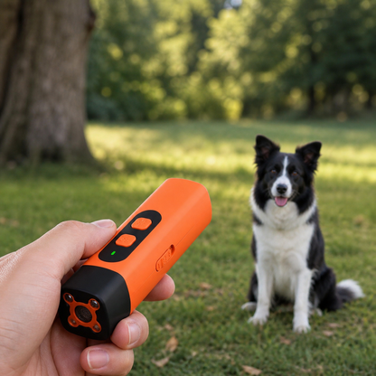 Portable Ultrasonic Dog Training & Bark Deterrent Device