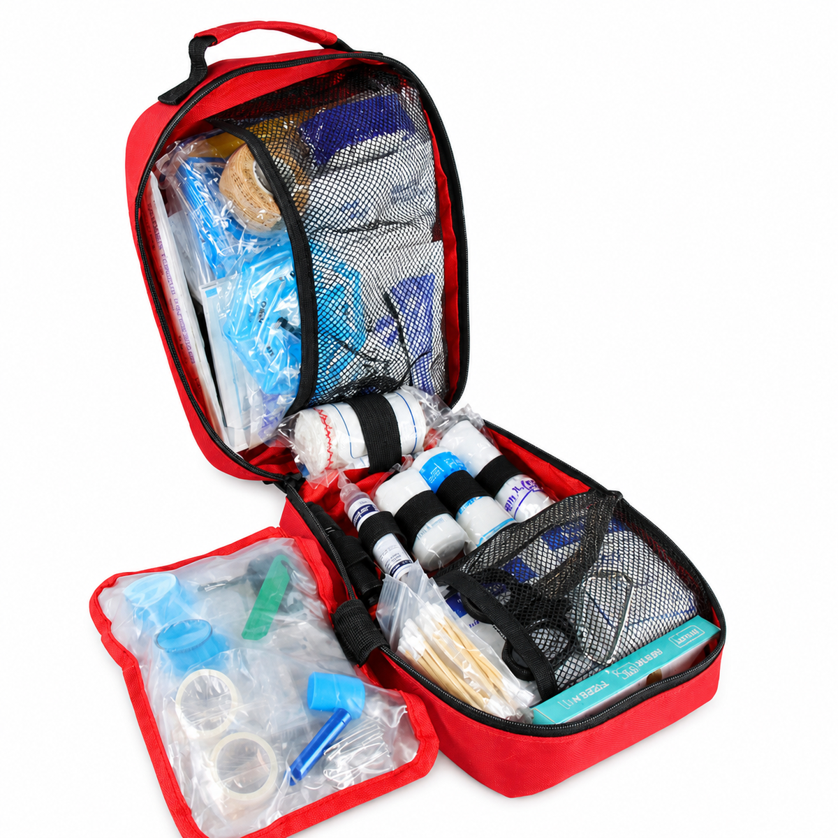 Portable First Aid Bag with 400-Piece Kit