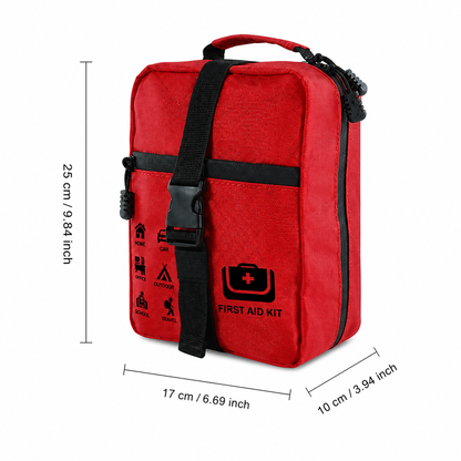 Portable First Aid Bag with 400-Piece Kit