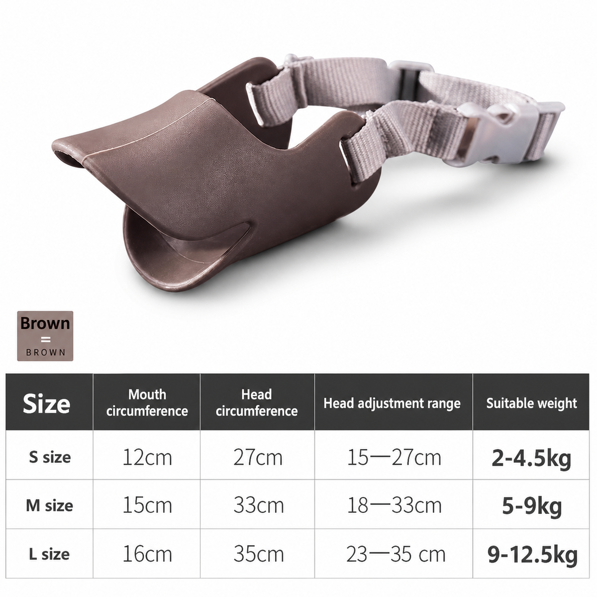 Adjustable Duck-Style Dog Muzzle