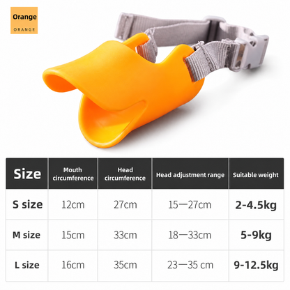 Adjustable Duck-Style Dog Muzzle