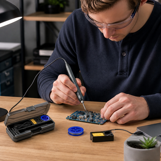 5V USB Mini Soldering Iron & Replacement Tips