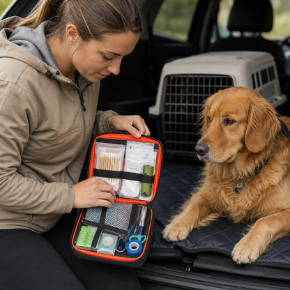 Portable Pet Travel First Aid Kit