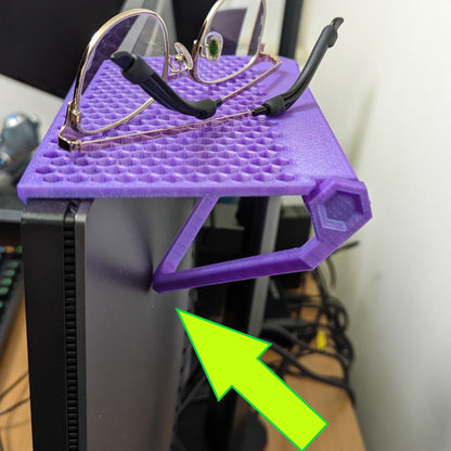 Adjustable Monitor Top Shelf Storage Platform