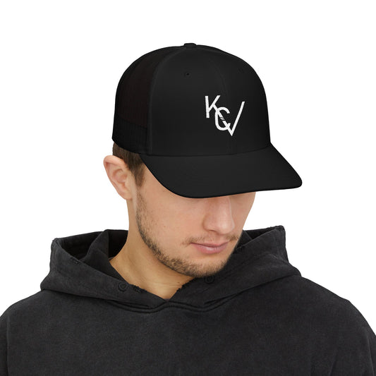 KCV Monogram Snapback Trucker Cap