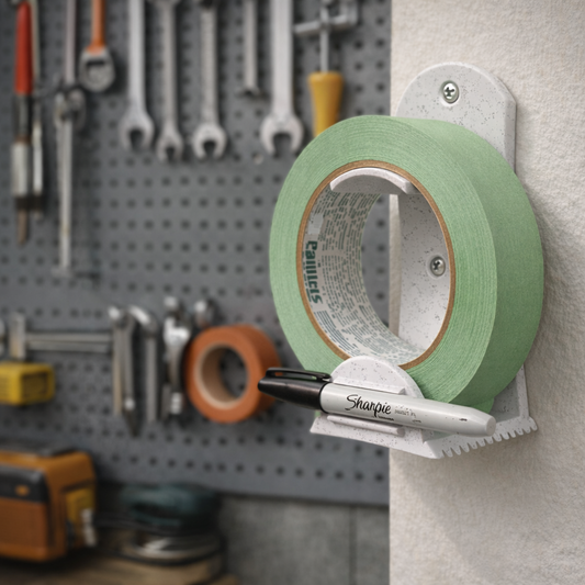 Tape Buddy Wall-Mounted Tape Dispenser