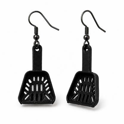 Cat Litter Scooper Earrings