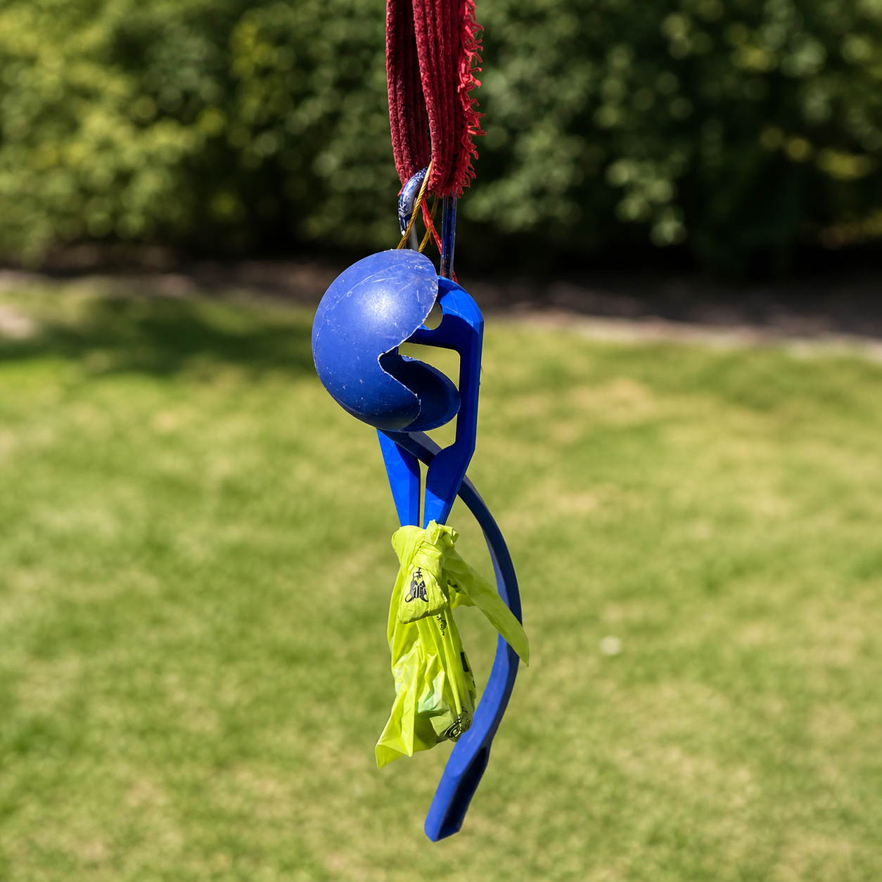 Dog Poo Bag + Ball Chucker Holder Combo