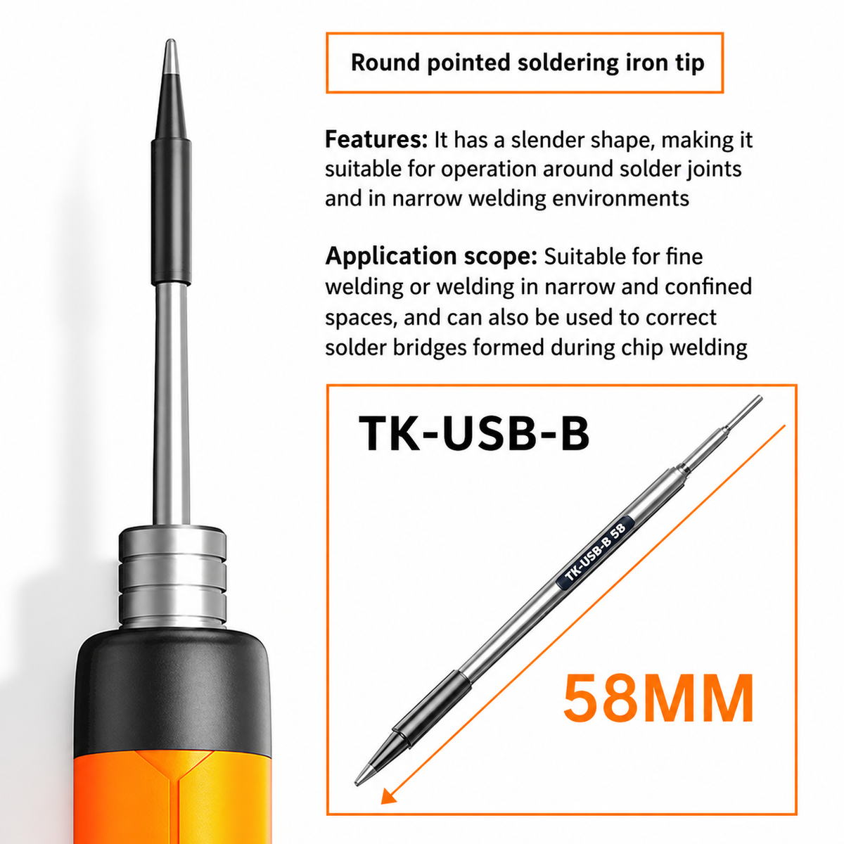 5V USB Mini Soldering Iron & Replacement Tips