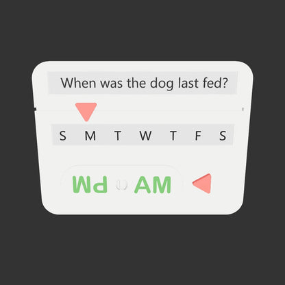 Magnetic Task Reminder Spinner for Fridge